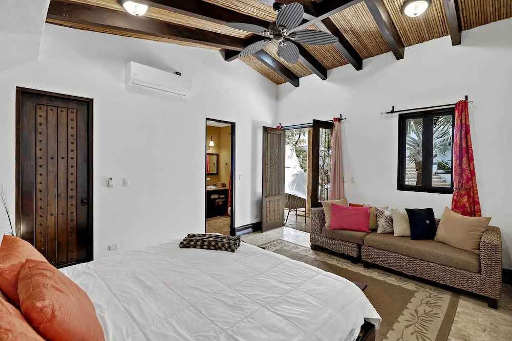 Dreamy Spanish-Style Villa with Sweeping Ocean Views, Elegant Nautical Design & Giant Infinity Pool
