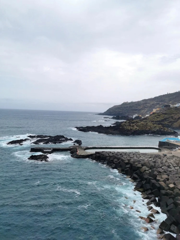 Apartment with One Bedroom in Tacoronte, with Wonderful Sea View, Pool Access, Balcony