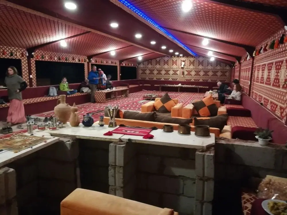 Wadi rum open view camp