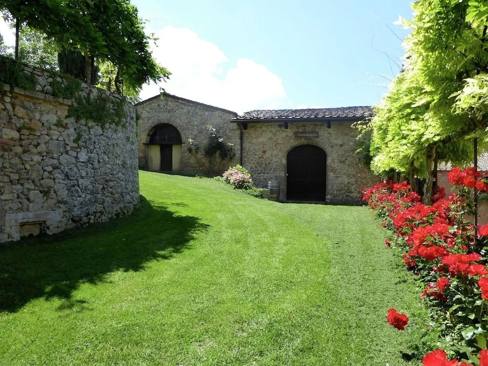 Vintage Castle in Monteriggioni Tuscany near Forest