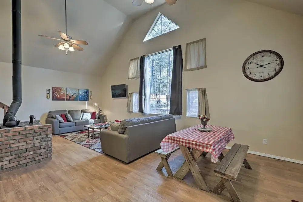 Family-friendly Forested Home w/ Snow Play Area!