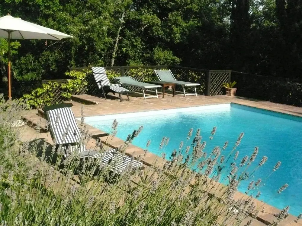 House With one Bedroom in Mensano, With Pool Access, Furnished Terrace
