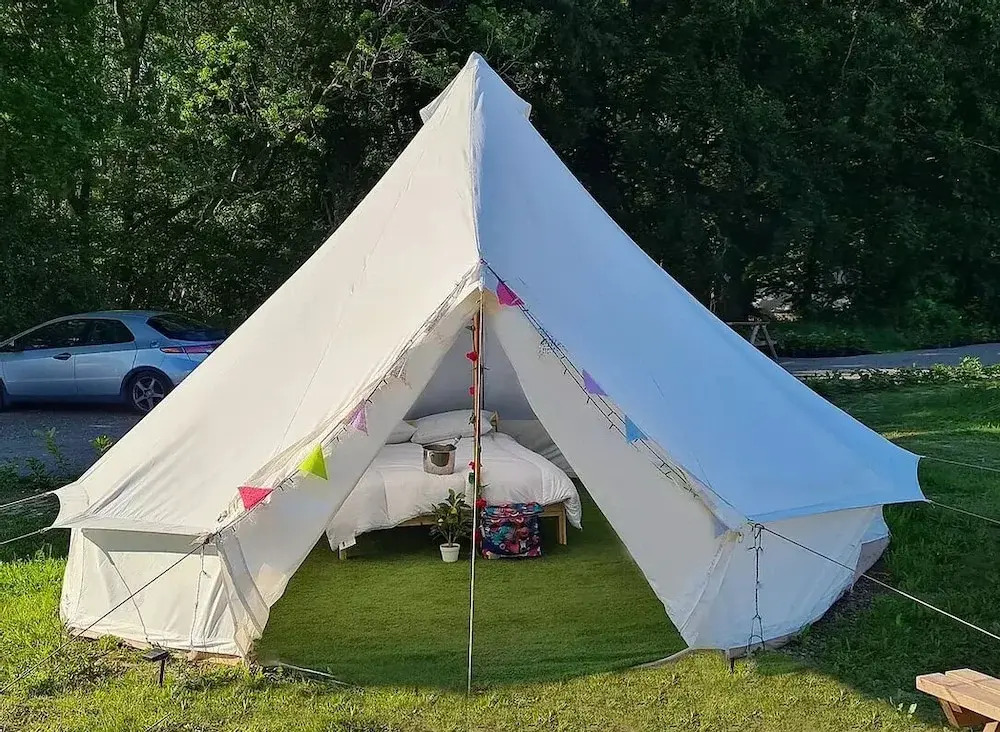 4 Meter Bell Tent - Up to 4 Persons Glamping