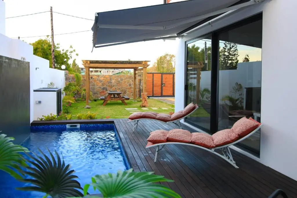 Villa Grain de café, 4 chambres piscine accès plage