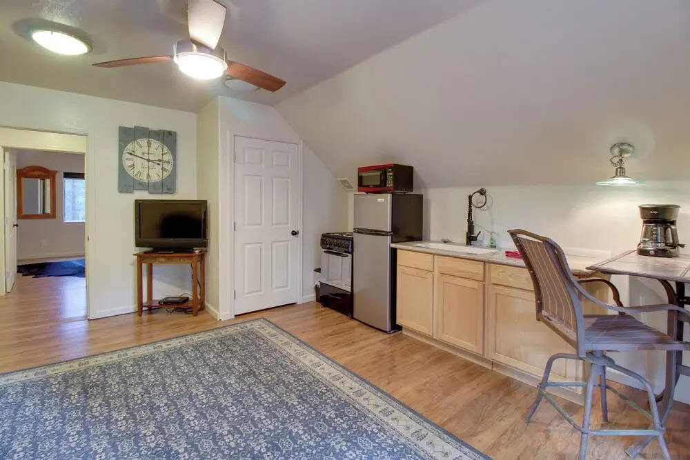 1 Mi to Rainbow Lake: Wooded Retreat w/ Deck!