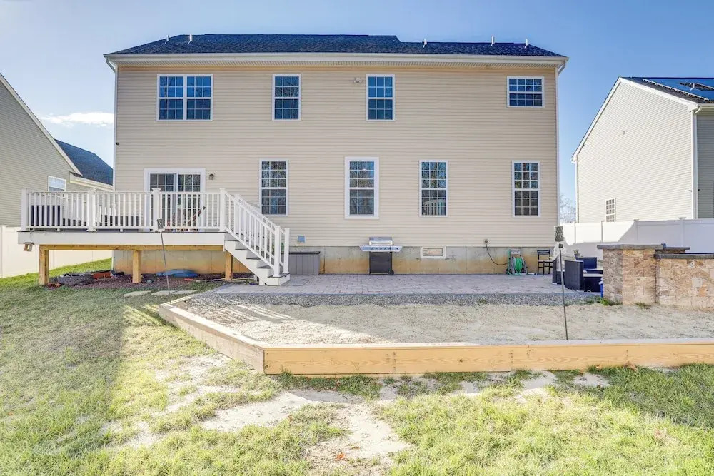 Spacious Ewing Township Home: Home Gym & Deck!
