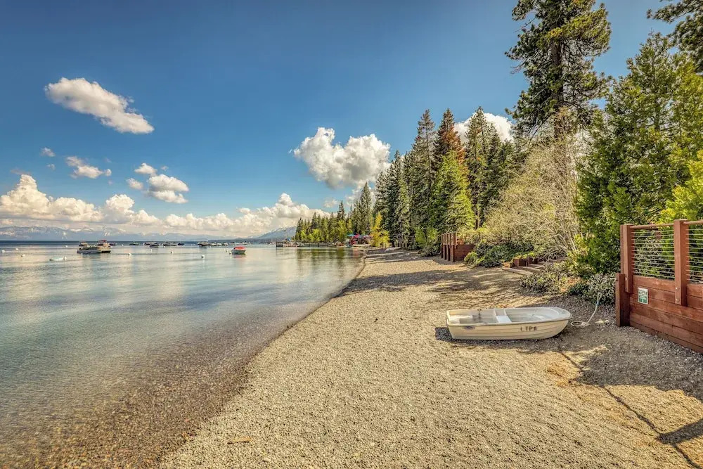 Luxe Tahoe City Cabin w/ Lake Views & Beach Access