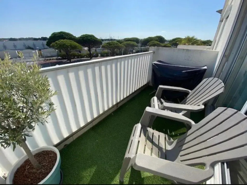 Port Camargue plage sud, Appartement P2 de 35m²