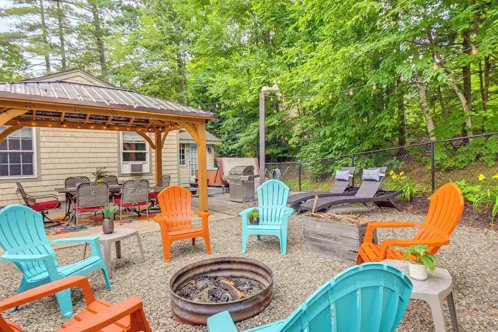 Walk to Water: Lake Winnipesaukee Home w/ Hot Tub