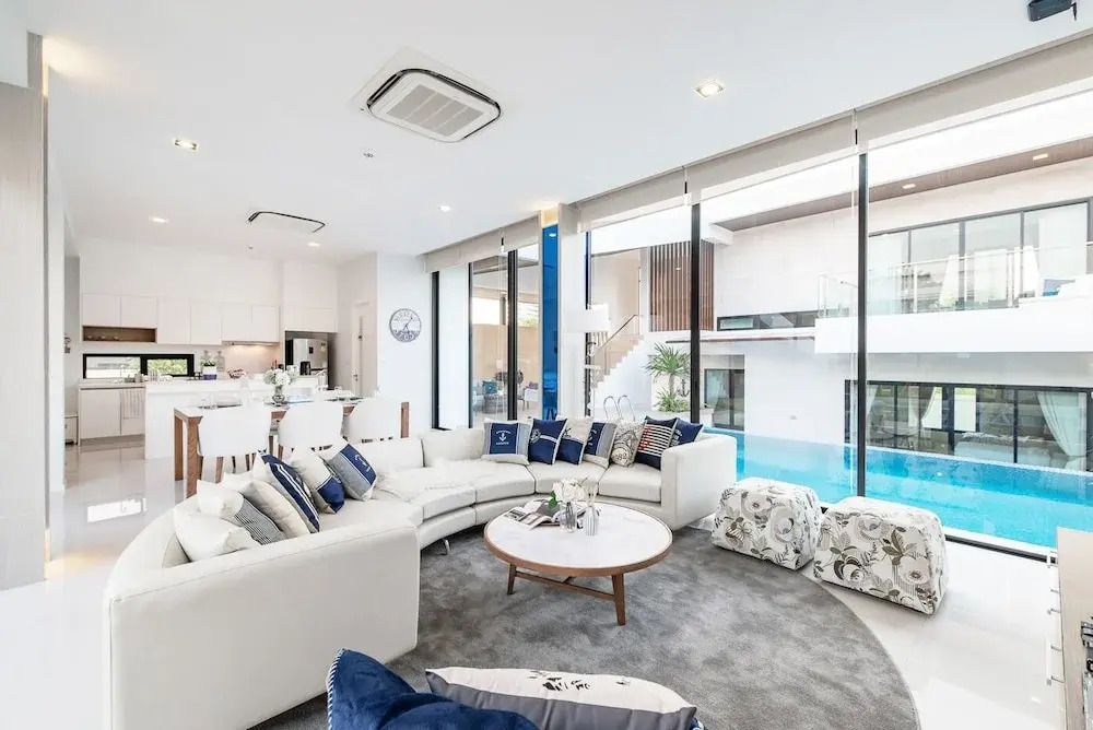 Luxury Residences 3-Bedroom Pool Villa Beach Access, Na Jomtien Pattaya