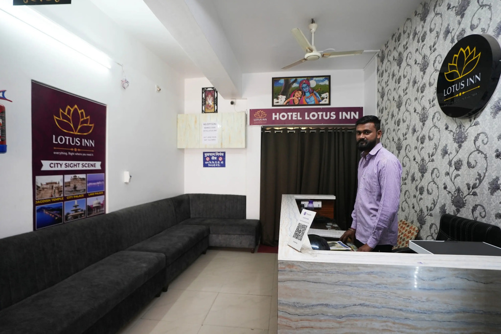 Hotel Lotus Inn near Udaipur City Railway Station