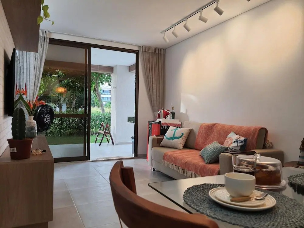 Apto térreo com TV 4k no Wai Wai Cumbuco