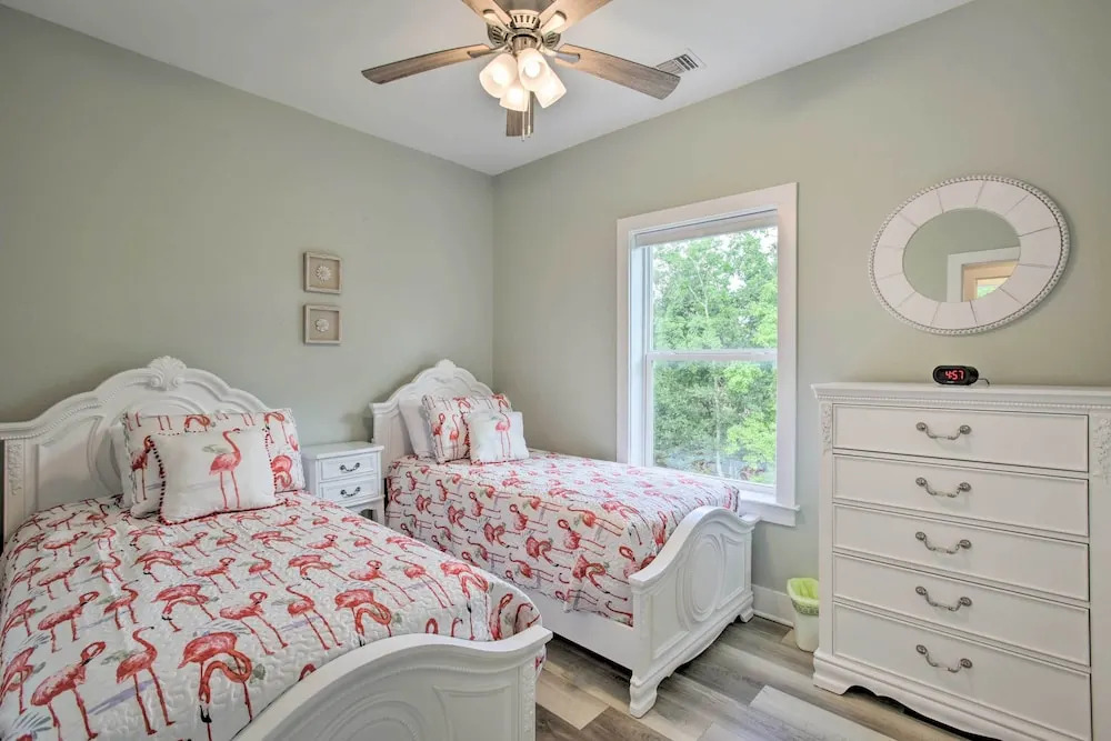 Modern Waveland Home w/ Deck, Walk to Beach!