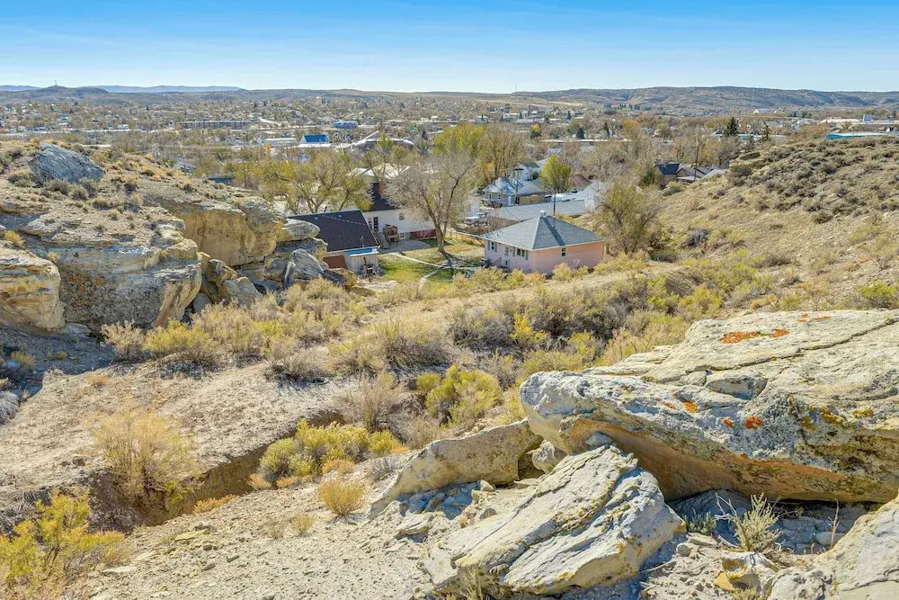 Trail Access On-site! Scenic Rock Springs Getaway