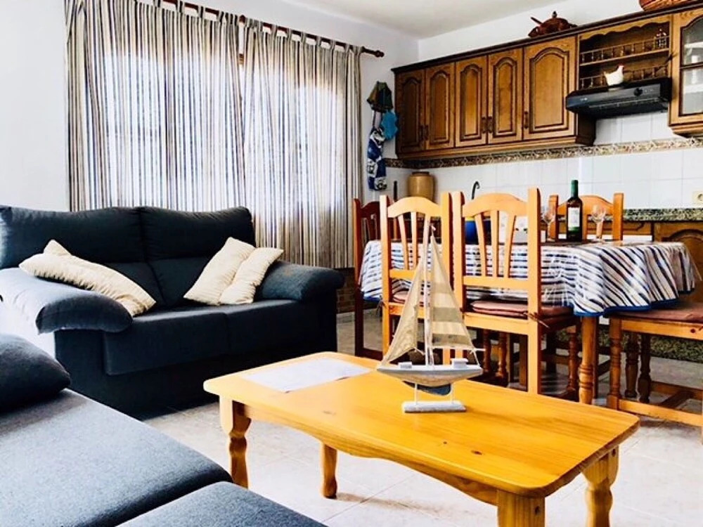 Apartment Oleada With sea Views and Wifi on the Seafront in Caleta de Caballo