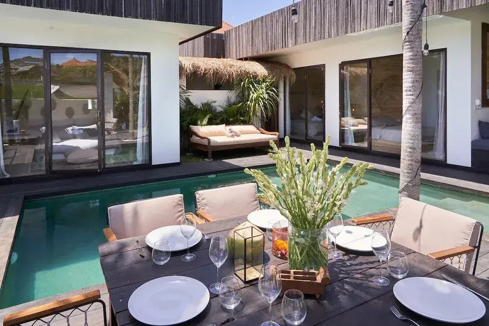 Fabulous 3BR Boho-chic Style, Umalas With Staff