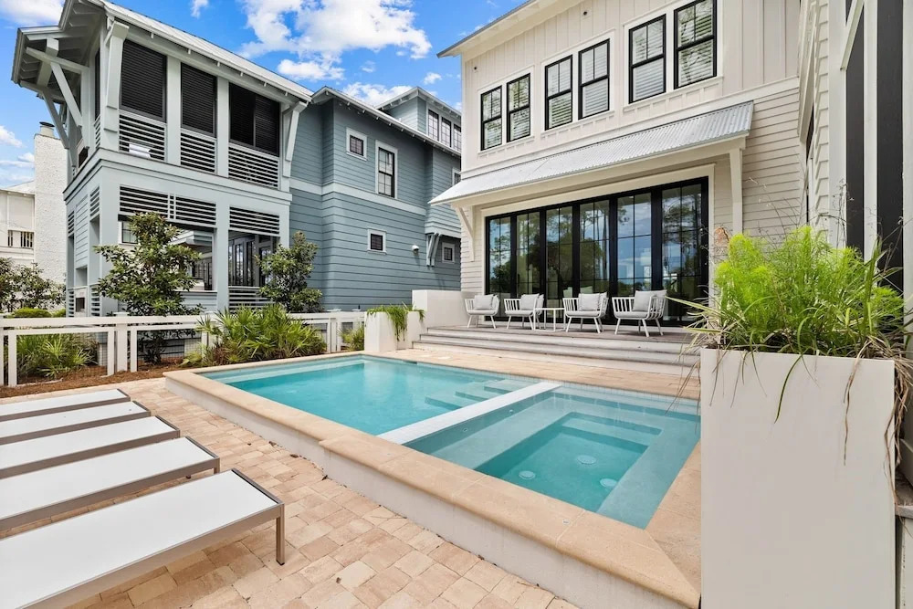 6 min Bike Ride to Beach! Private Pool with Lake Views in WaterColor! 5BR! home