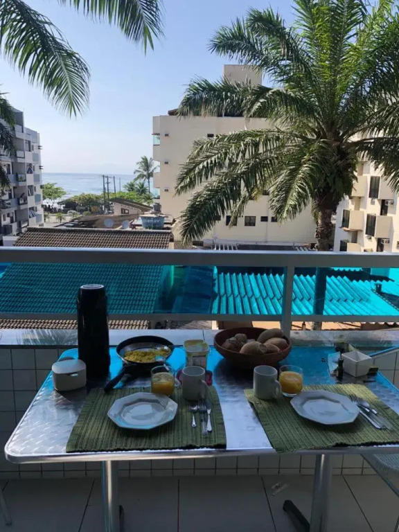 Apartamento área nobre da praia grande, vista para o mar, 3 suítes