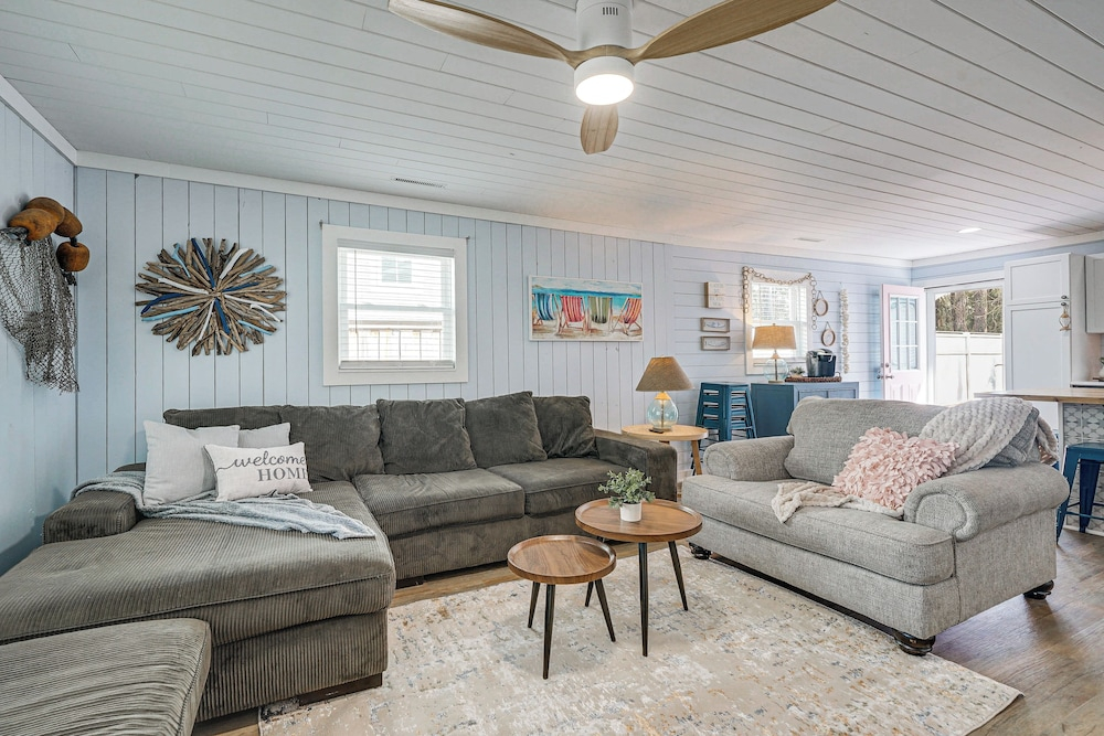 < 1 Mi to Beach: Oak Island Retreat w/ Swim Spa!