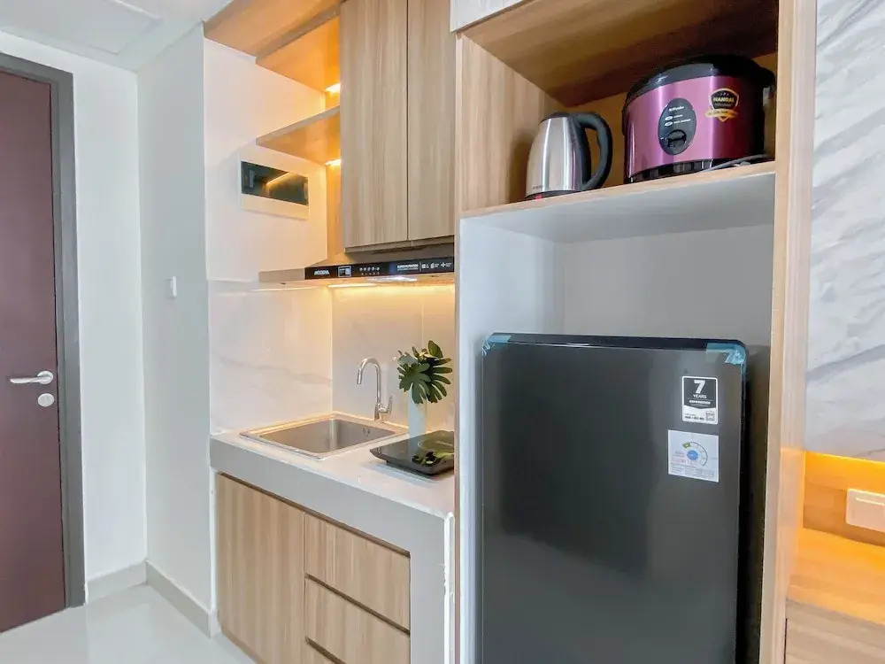 Cozy White Studio At Pollux Chadstone Apartment