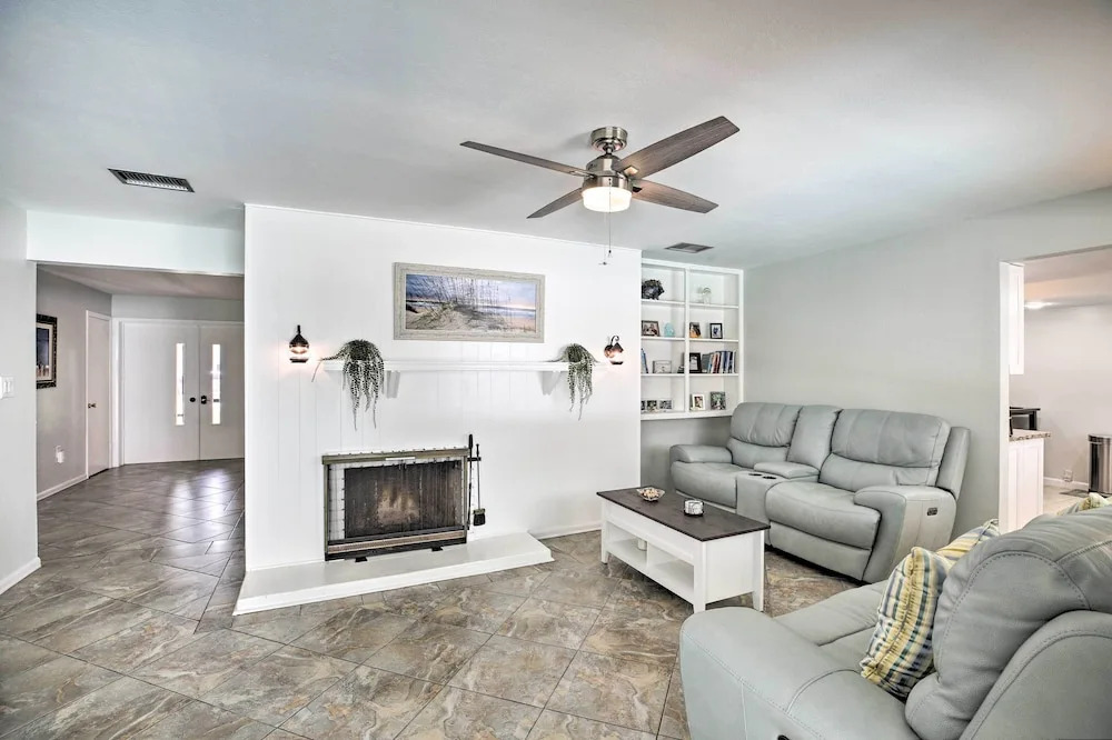 Bright + Airy Canalfront Getaway w/ Heated Pool!
