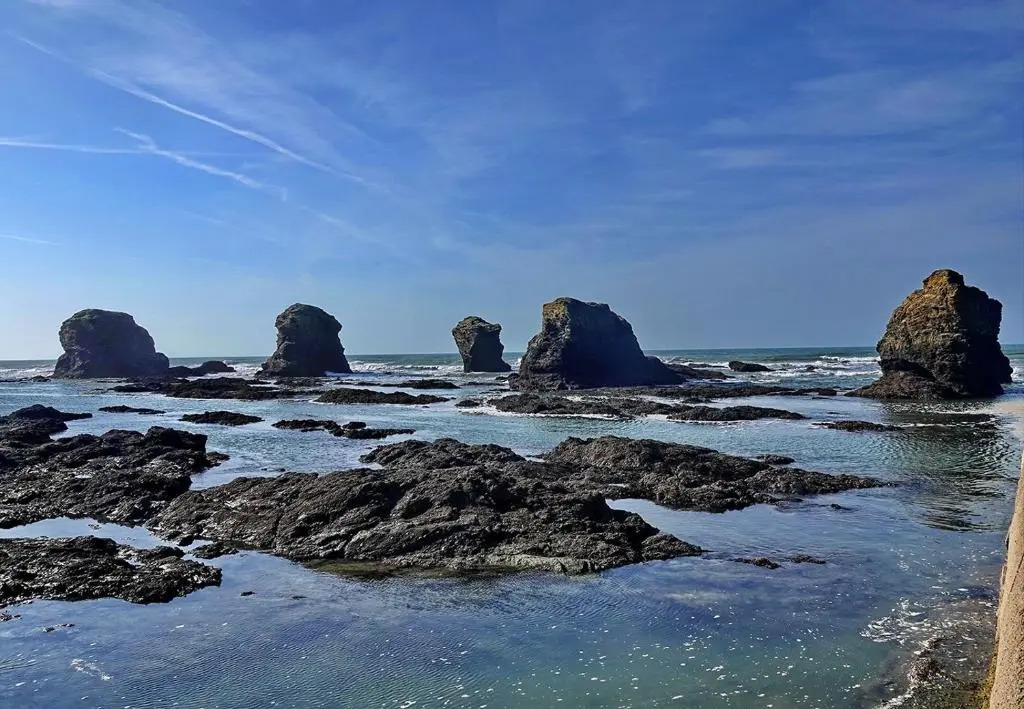 Une accueillante maison de bord de mer