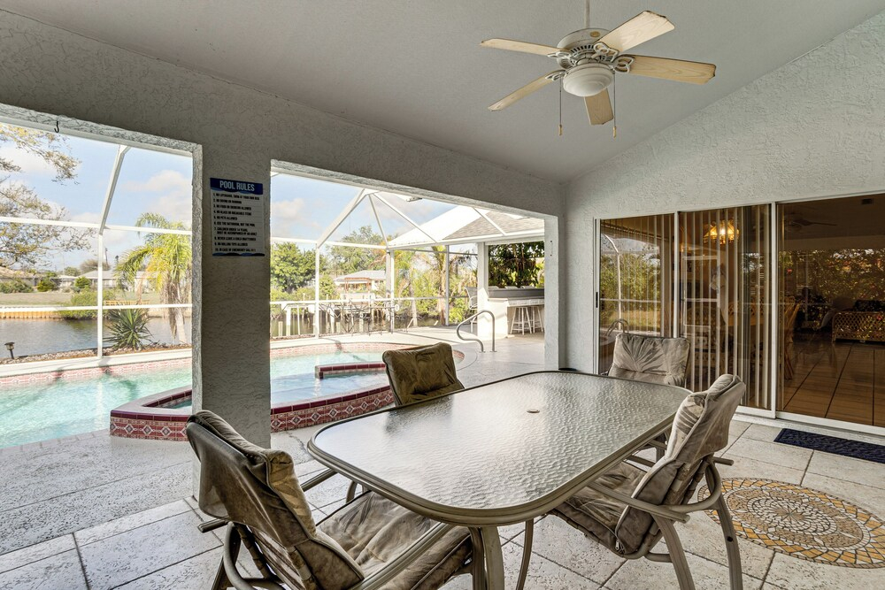 Canal-front Gem w/ Private Dock in Port Charlotte!