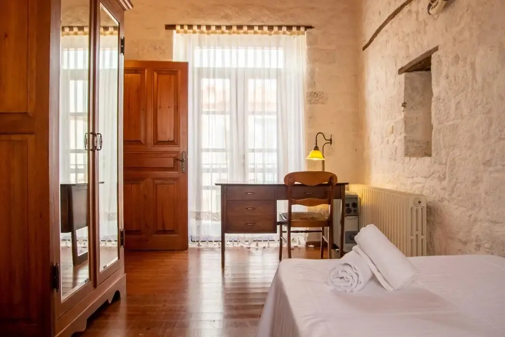Stonehouse with Backyard and Fireplace in Alacati