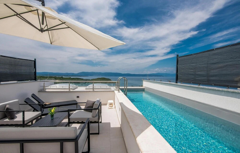 Beautiful Home in Njivice With Outdoor Swimming Pool, Wifi and 3 Bedrooms