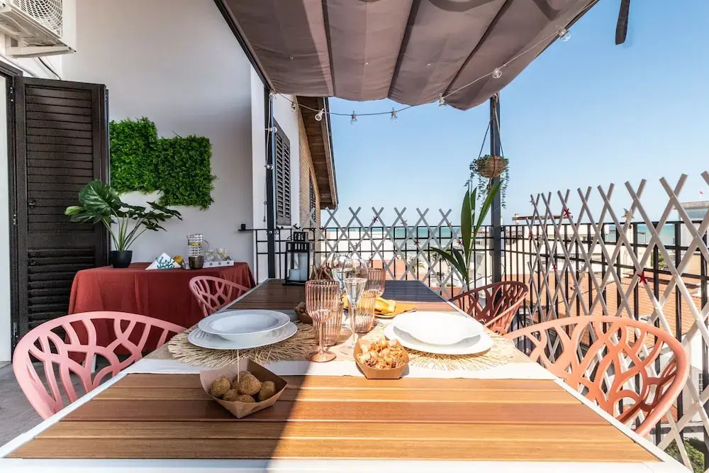 Sea View Panoramic Apartment With Terrace Wifi and Parking