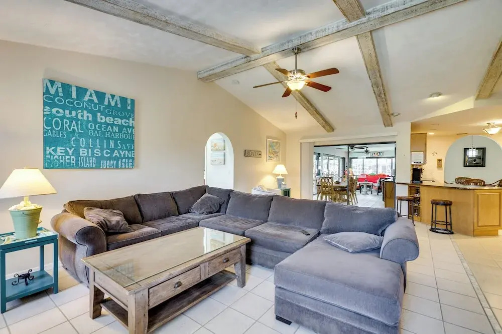 Canal-front Gem w/ Lanai & Dock in Cape Coral