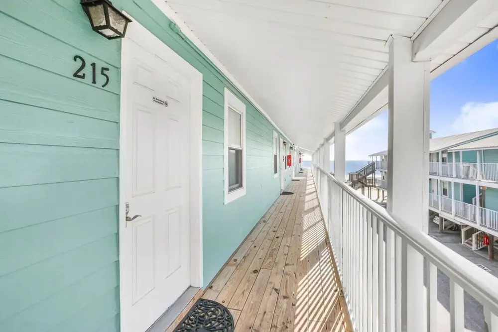 Sunrise Village 215- 2BR 1BA gulf front sleep 6