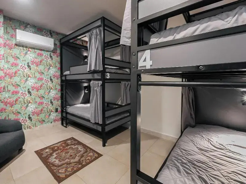 Bed in mixed room near Coyoacan