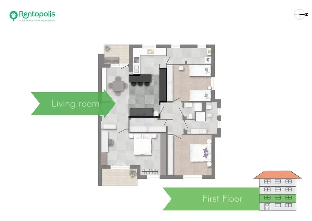 Lotto - Super Modern Penthouse in Fiera Milano City Area