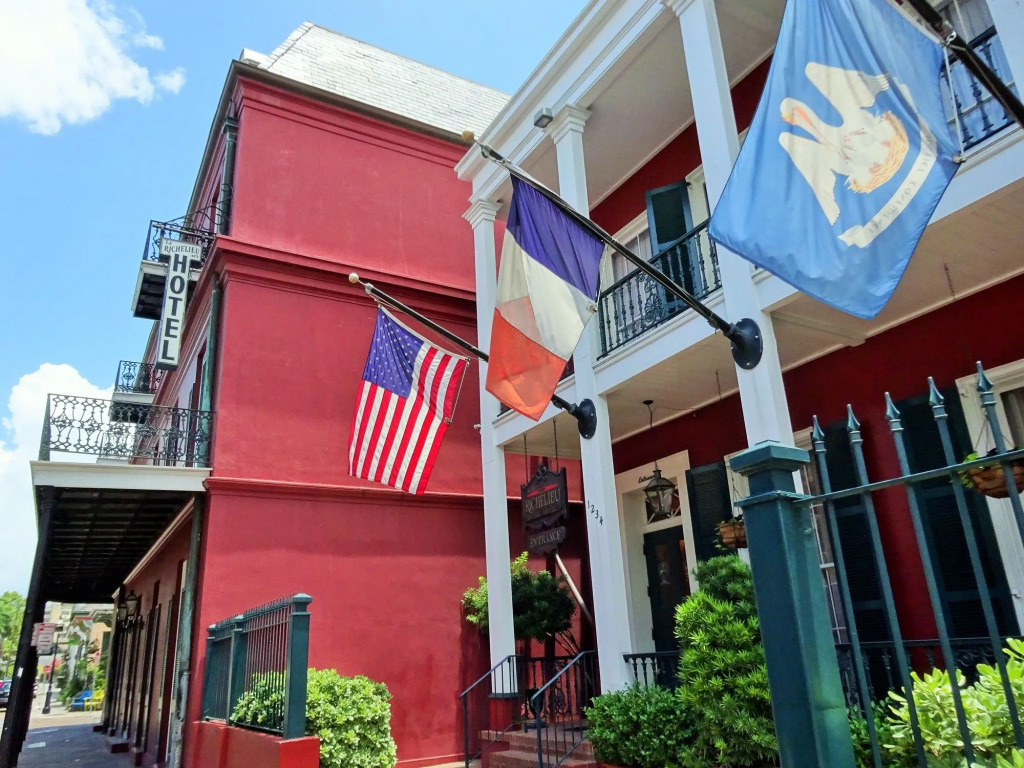 Le Richelieu Hotel in the French Quarter