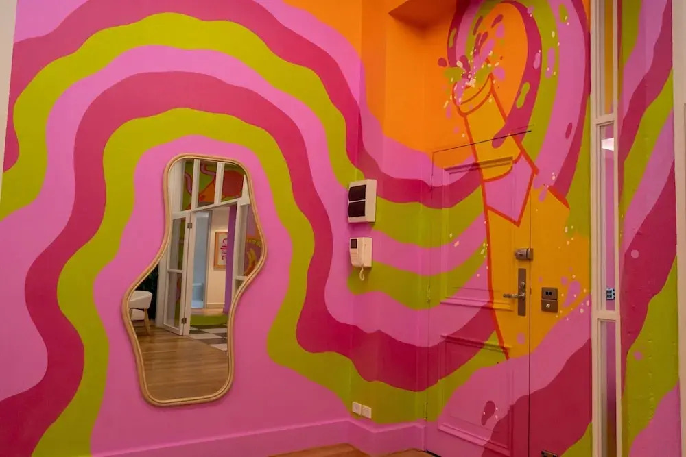 Fun and Cheeky 70s Styled City Apartment