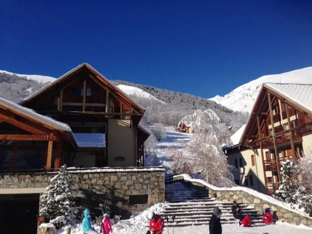 Studio In Valloire With Wonderful Mountain View Furnished Balcony And Wifi 1 Km From The Slopes