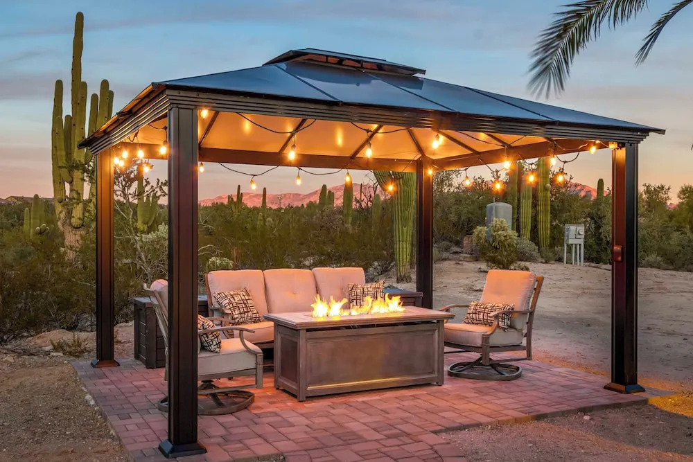 Classy Tucson Escape w/ Fire Pit on 5 Acres!