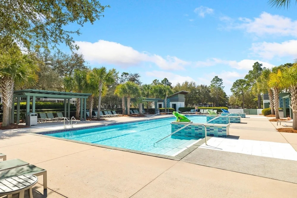 Gulf Front Views - "All Decked Out" Luxurious WaterColor Home - Steps to the Beach Club home