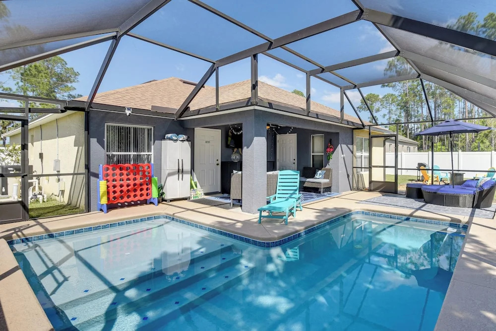 Patio & Poolside Relaxation! Palm Coast Getaway