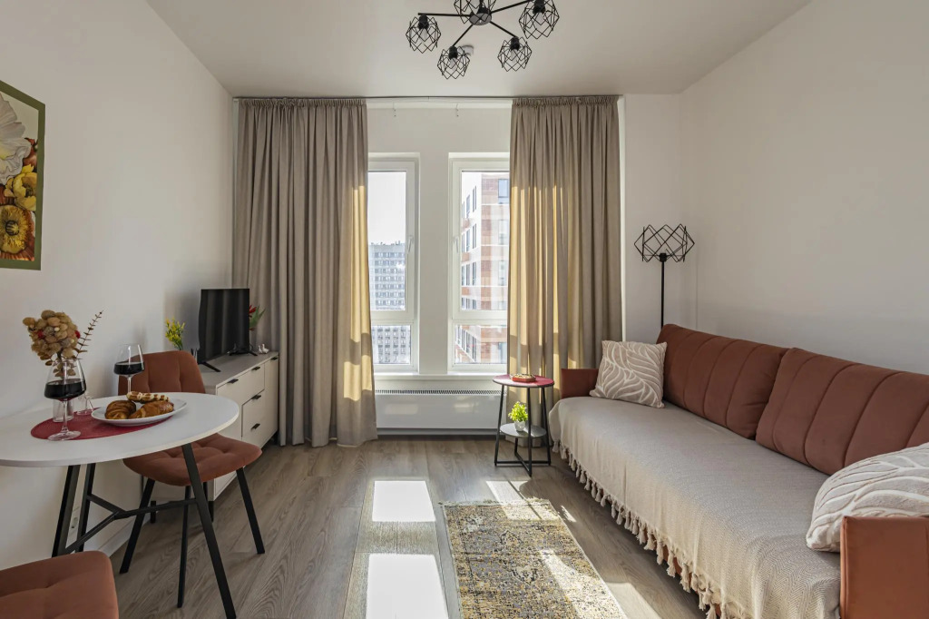 Cozy studio on Kolomenskaya