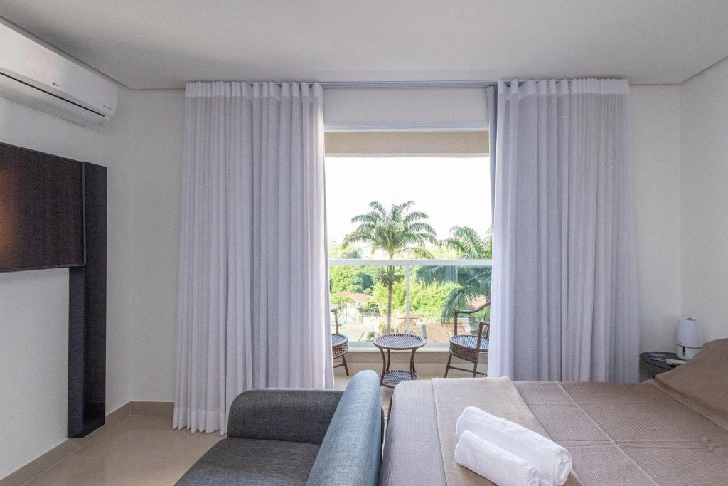 Flat Estiloso Com Vista Para Piscina Do The Expression   Setor Bueno   Th606