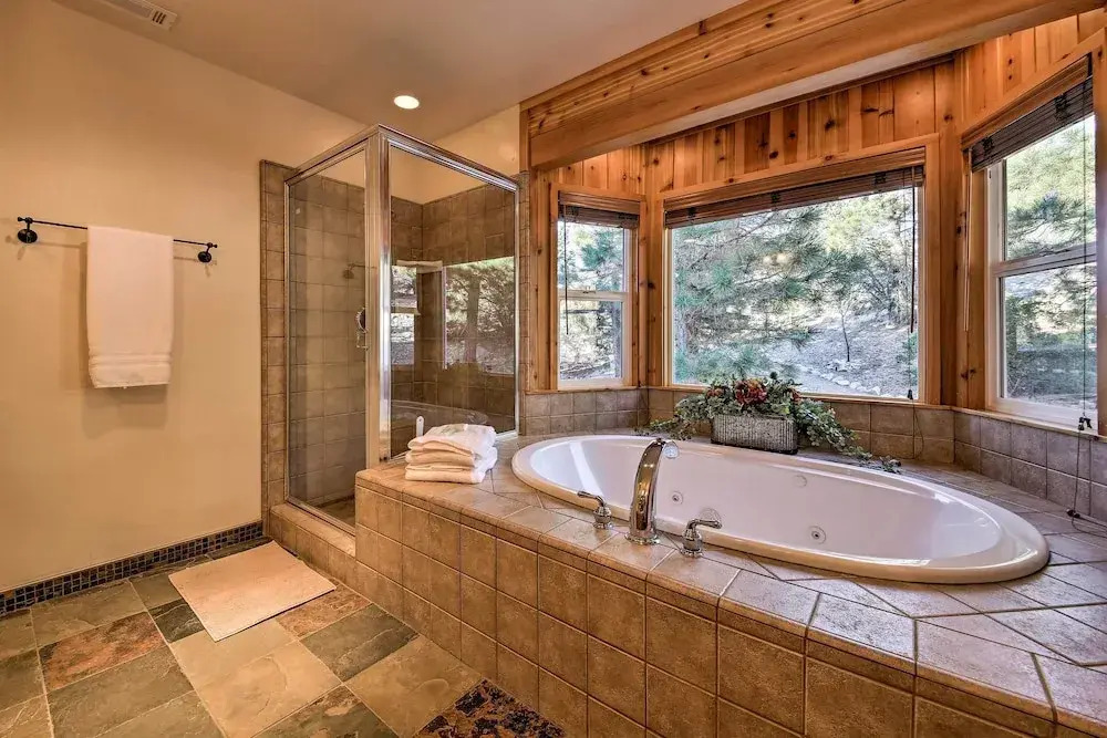 Hot Tub, Game Room & 2 Decks: Luxe Big Bear Home