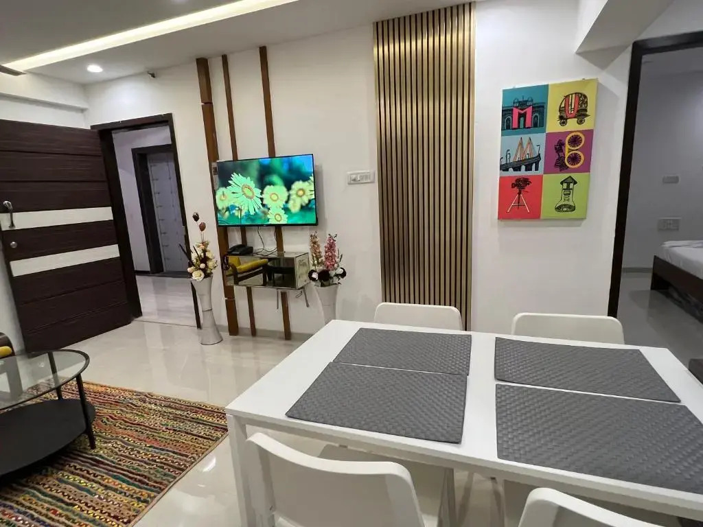 2BR Mumbai theme service apartment for staycation by FLORA STAYS