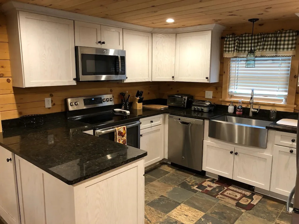 Serenity to the Log Castle is an authentic log home (brand-new construction)
