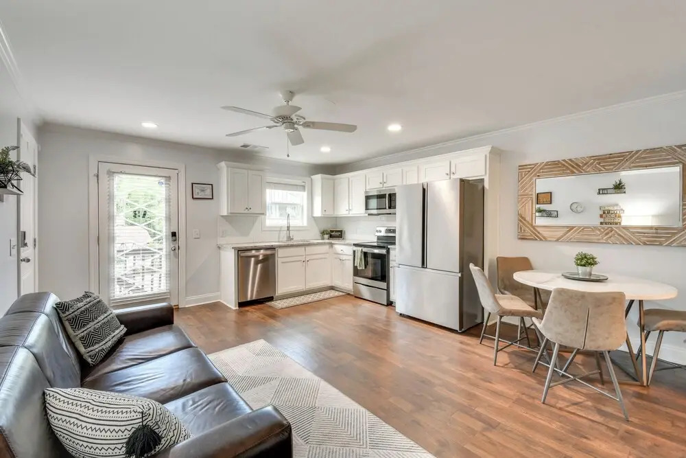 < 1 Mi to Tubing: Sleek Condo in Downtown Helen