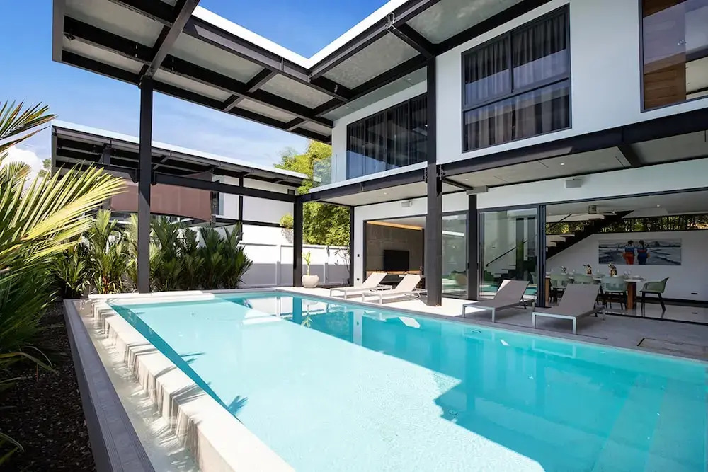 Stylish Salt Pool Villa Sunset Garden 5
