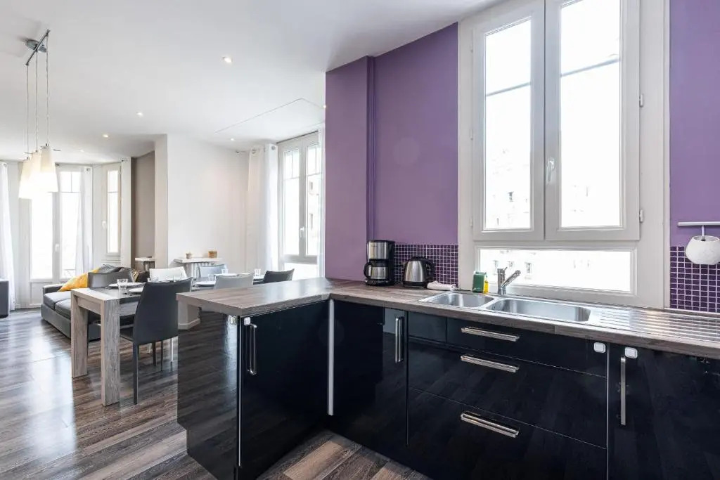 Large 2 Bdrs apartment Down Town - AC