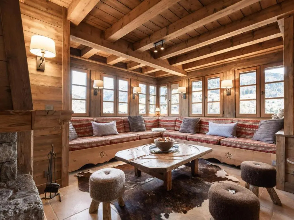 Chalet 5★ à La Clusaz, 8 pers, spa, proche pistes, 4 chambres - FR-1-304-110