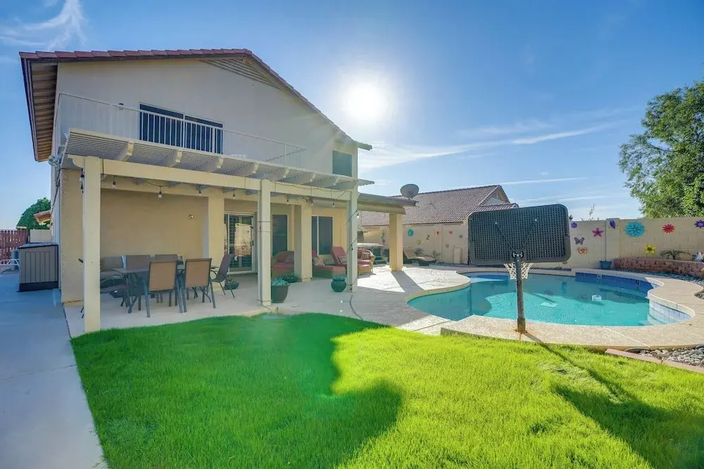1 Mi to Surprise Stadium! Home w/ Patio & Hot Tub